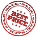 Best price stamp Royalty Free Stock Photo