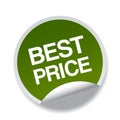 Best price sticker Royalty Free Stock Photo