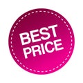 Best price sticker Royalty Free Stock Photo