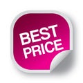 Best price sticker Royalty Free Stock Photo