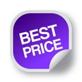 Best price sticker Royalty Free Stock Photo