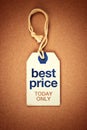 Best Price Today Only Vintage Tag Label