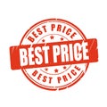 Best price vector stamp Royalty Free Stock Photo