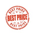 Best price vector stamp Royalty Free Stock Photo