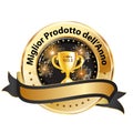 The best product of the year - Italian award ribbon