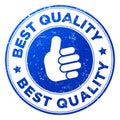 best quality  grunge stamp Royalty Free Stock Photo