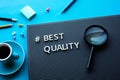 Best quality or business management concepts