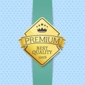 Best Quality 100 Golden Label Premium Choice Royalty Free Stock Photo