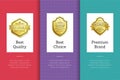 Best Quality Premium Brand Choice Golden Label Set