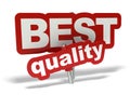 Best quality tag Royalty Free Stock Photo