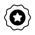 Best quality tag icon in editable design style Royalty Free Stock Photo