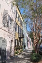 Best Rainbow Row Charleston historic downtown Royalty Free Stock Photo