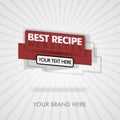 Best recipe banner and cover website. best american website food recipe. can be for promotion, advertising, ads, marketing. suitab