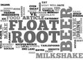 Best Recipes Root Beer Float Milkshake Word Cloud