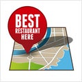 Best Restaurant finder Royalty Free Stock Photo