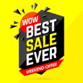 Best Sale Ever Weekend Offer banner