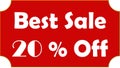 Best Sale 20 % off digital banner , illustration , Advertising , Retaining Customer