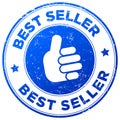 best seller  grunge stamp Royalty Free Stock Photo