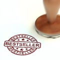 Best seller or bestseller concept icon for top selling products - 3d illustration Royalty Free Stock Photo