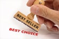 Best seller Bestseller stamp Royalty Free Stock Photo