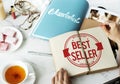Best Seller Certificate Stamp Concept Royalty Free Stock Photo