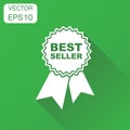 Best seller icon. Business concept best seller ribbon pictogram. Royalty Free Stock Photo