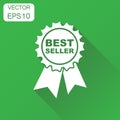 Best seller icon. Business concept best seller ribbon pictogram. Royalty Free Stock Photo