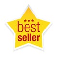 Best seller icon Star isolated Royalty Free Stock Photo