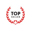 Best seller label icon design template Royalty Free Stock Photo