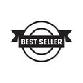 Best seller label icon design template Royalty Free Stock Photo
