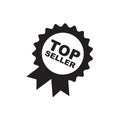 Best seller label icon design template Royalty Free Stock Photo