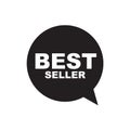 Best seller label icon design template Royalty Free Stock Photo