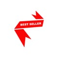 Best seller label icon design template Royalty Free Stock Photo