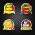 Best seller label Royalty Free Stock Photo