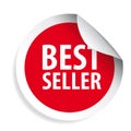 Best Seller label sticker Royalty Free Stock Photo