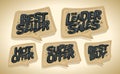 Best seller, leader of sales, hot offer, super offer, best buy - sale stickers set