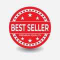 Best seller rubber stamp design Royalty Free Stock Photo