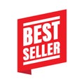 Best Seller sign labell tag red
