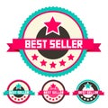 Best Seller Vector Labels Set