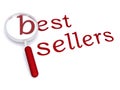 Best sellers with magnifying glass