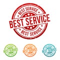 Best Service Guarantee Onlineshop Badge Royalty Free Stock Photo