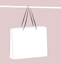 shopping bags. shops and discounts, sale Royalty Free Stock Photo