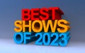 Best shows of 2023 on blue