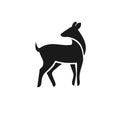 Best simple deer logo vector Royalty Free Stock Photo