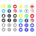 Best Social Media Icons Bundle -vector