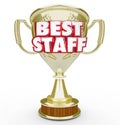 Best Staff Trophy Prize Award Top Workforce Team Employees