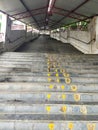 Stairway to Lord Balaji temple in Hyderabad