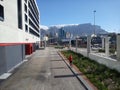 Best cap town view from the street view to the table cloudy mountain. perfect landscape