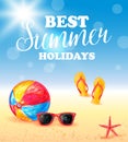 Best Summer Holidays Poster