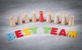 Best Team concept. Business. Teamwork Royalty Free Stock Photo